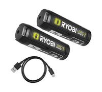 Ryobi 4V Usb Lithium Twin Pack 3.0Ah Battery & Power Bank (2 X 3.0Ah) Rb4L30X2