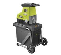 RYOBI - Bio shredder 220 V, 3000 W with wheels - Maximum branch diameter 45 mm, Rotation Inversion, Overload Protection, Manifold Tray 200 kg/h - 55 L, Push Button - RSH3045U