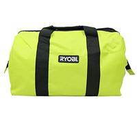 Ryobi Green Wide Mouth Collapsible Genuine OEM Contractor?s Bag w/ Full Top Single Zipper Action and Cross X Stitching