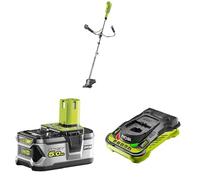 Ryobi OBC1820B Cordless Brush Cutter + 5ah Battery & Charger