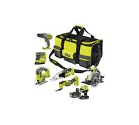 Ryobi ONE+ 10-Piece Cordless Combo Kit (2.0 + 4.0Ah) 18V RCK186O-242SZL
