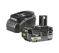 Ryobi One+ 18V 4Ah Battery Charger With Batteries - Rc18120B-140X