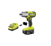 RYOBI ONE+ 18V Cordless 1/2 in. Impact Wrench Kit with 4.0 Ah Battery and Charger, (PCL265K1)