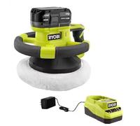 RYOBI ONE+ 18V Cordless 10 in. Variable Speed Random Orbit Buffer Kit with 4.0 Ah Battery and Charger