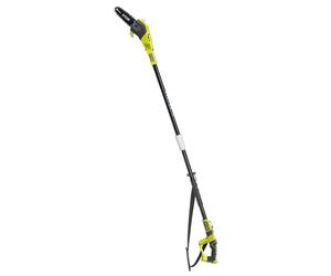 RYOBI ONE+ 18V OPP1820 Cordless Pole Pruner with 20cm Bar, Extendable to 4m Reach, 30 Angled Head, Low-Profile Chain (Bare Unit)