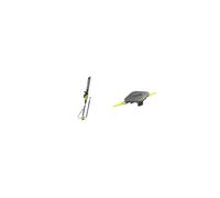 Ryobi ONE+ 18V OPT1845 Cordless Pole Hedge Trimmer, 45cm Blade (Body Only) & Double Serrated Blades Head for RAC155 Edger Black