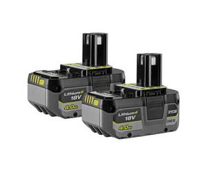Ryobi One+ 4.0Ah Lithium+ Compact Battery Twin Pack 18V Rb1840X