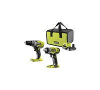 Ryobi ONE+ Drill Driver & Impact Driver Combo Kit (1x 2.0Ah) 18V R18DDID-120