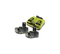 Ryobi ONE+ Dual Port Charger Kit (2x 4.0Ah) 18V RC18240-2C40L