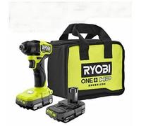 RYOBI ONE+ HP 18V Brushless Compact Cordless 1/4" Impact Driver Kit with (2) 1.5Ah Batteries, Charger and Bag PSBID01K
