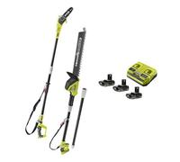 Ryobi One+ Pole Saw & Pole Hedge Trimmer Dual Pack (3X 2.0Ah) 18V Opp-Opt-320