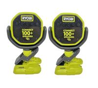 Ryobi 18V ONE+ Verse Clamp Speaker Set - Bulk Packaged