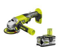 Ryobi R18AG-0 18V ONE+ Cordless Angle Grinder, RB18L50 18V Battery