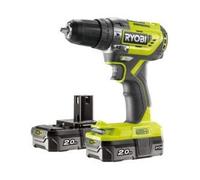 Ryobi R18PD5-220S 18V ONE+ Cordless Brushless Combi Drill Starter Kit (2 x 2.0Ah)