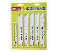 Ryobi RAK06RB Reciprocating Blade Kit (6 Pieces)