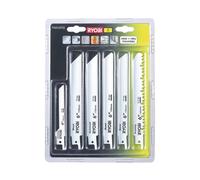 Ryobi RAK06RB Reciprocating Saw Blade Set, 6 Piece