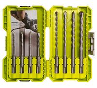 Ryobi RAK08SDS2 SDS+ Masonry Bit Set (8 Piece)