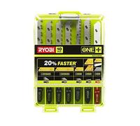 Ryobi RAK10JSBWM Jigsaw Blade Set (10 Piece), Silver