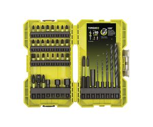 Ryobi RAK38DSDI2 Impact-Rated Mixed Drilling and Screwdriving Bit Set, 38 Piece