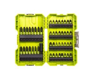 RYOBI RAK48SDI Torque Plus Impact Screwdriver Bit Set, 48 Piece