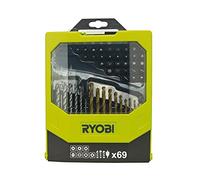 Ryobi RAK69MIX Mixed Drilling and Driving Bit Set, 69 Piece