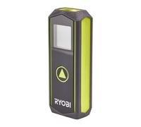 Ryobi RBLDM20 20M Laser Distance Meter | Distance measurement up to 20 m, memory of the last reading, compact format, 2 AAA batteries, estimates, works and renovation