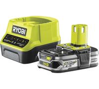 Ryobi RC18120-125 Charger Pack + 1 Lithium Battery, 18V, 2.5Ah