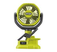 RYOBI RCF18-0 18V ONE+ Cordless 10cm Clamp Fan (Bare Tool) Hyper Green