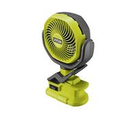 Ryobi RCF18-0 18V ONE+ Cordless 10cm Clamp Fan (Bare Tool) Hyper Green