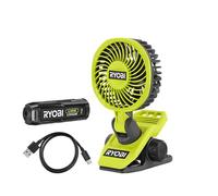 RYOBI RCF4-120G 4V Cordless Clamp Fan (1 x 4V 2.0Ah)