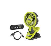 Ryobi Rcf4-120G Usb Lithium Clamp Fan Kit One Colour