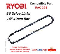 RYOBI RCS 4040CB RCS 4240B Replacement Chain 40cm 16" 66 Drive Links FAST POST