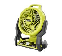 RYOBI RF18-0 18V ONE+ Cordless 3-Speed Whisper Fan (Bare Tool), Hyper Green