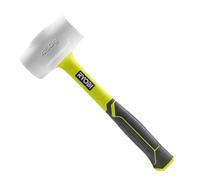 Ryobi RHHM450W 450gr Fibreglass Rubber Mallet (White)