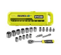 RYOBI RHRS20PC 3/8" Drive Ratchet and Sockets Set (20 Pieces)