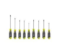 Ryobi RHSDS9PC Magnetic Screwdriver Set Non-Slip Magnetic Tips 9 Pieces
