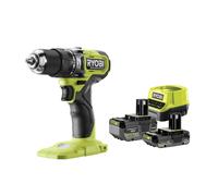 RYOBI RPD18BL1-2C42S Impact Driver Drill, 18V Brushless + 2 Batteries, One Li-io