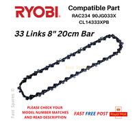 Ryobi RPP720 Replacement Chain For 20cm 8" Bar 33 Drive Links FAST POST