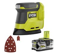 Ryobi RPS18-0 18V ONE+ Cordless Palm Sander RB18L50 18V 5.0A Battery & Sheet Kit