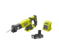 Ryobi - RRS1801-L20G Cordless Reciprocating Saw 18V ONE+ Charger System, 2Ah Battery and Saw Blade Complete Kit