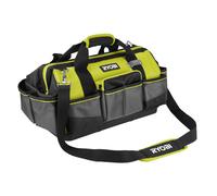 RYOBI RSSMTB1 Medium Tool Bag Black Yellow 18 Pockets Shoulder Strap