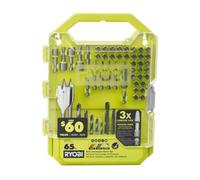 RYOBI Screwdriver Drill and Impact Drive Bit Set (65-Piece) Drive Bits A986501