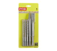 Ryobi Sds Max Chisel & Drill Bit Set (5 Piece) - Raksp05