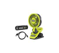 Ryobi USB Lithium Clamp Fan Kit (1x 2.0Ah) 4V - RCF4-120G