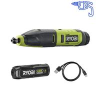 RYOBI RPC4-120G 4V Cordless Power Carver Tool (1 x 4V 2.0Ah), Hyper Green