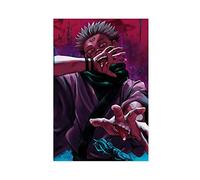 Ryomen Sukuna Character Jujutsu Kaisen Japanese Manga Series Cover Wall Art Deco Poster Canvas Poster Wall Art Decor Print Picture Paintings for Living Room Bedroom Decoration Unframe-style 08x12inch