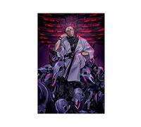 Ryomen Sukuna Jujutsu Kaisen Manga Character Cover Dormitory Bedroom Wall Art Deco Poster Canvas Poster Wall Art Decor Print Picture Paintings for Living Room Bedroom Decoration Unframe-style 12x18inc