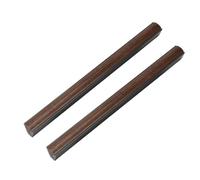 Ryoncng Wood Dresser Knobs 2Pcs Black Walnut Cabinet Handles Wardrobe Door Drawer One Line Gray Solid Furniture 192Mm(192mm)