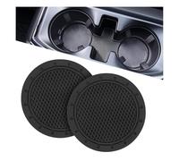 RYOSRKQMK Car Cup Holder Coasters, for VW Caddy Maxi 2004-2025-2026 Anti Slip Rubber Interior Accessories Cup Mats Waterproof Dustproof Bottle Mat 2PCS,A