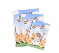 RYQZHHY Notebook With Dividers Double-sided Release Paper Hand Account Tape Sticker Material Loose-leaf Illustration Book Storage(2,A5)